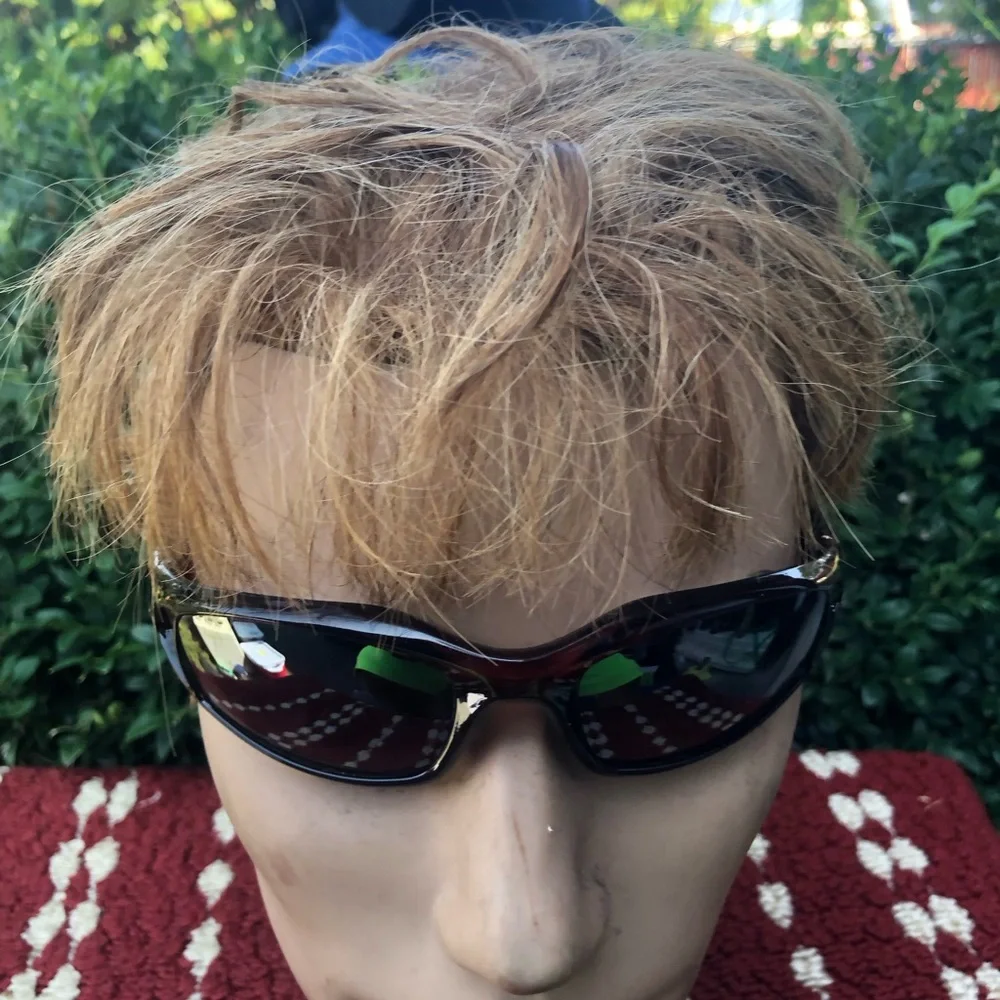 Hawks Men's Polarized Sport Sunglasses - Black/Brown Frame